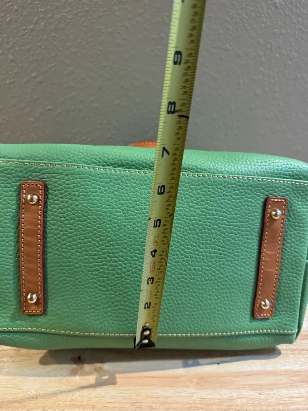 Dooney & Bourke Pebble Leather Satchel